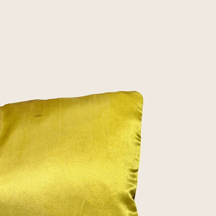Image for Vintage Embroidered Silk Goldfish Lumbar Pillow