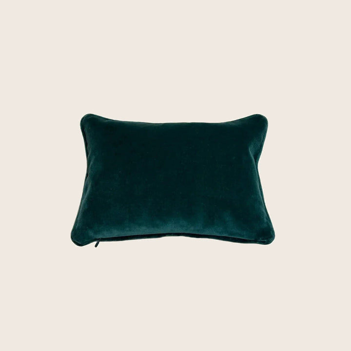 Image for Vintage Bird and Flower Silk Lumbar Pillow
