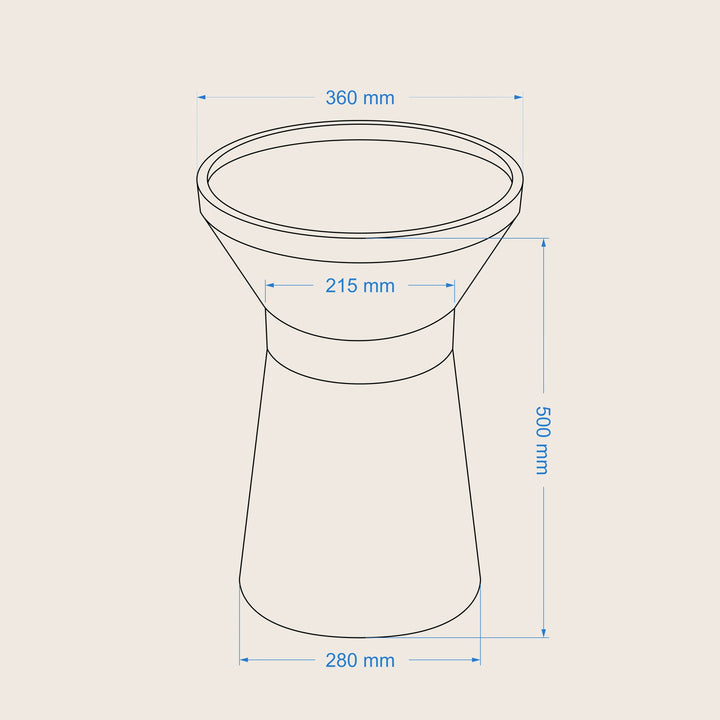 Image for Sabine Enamel End Table