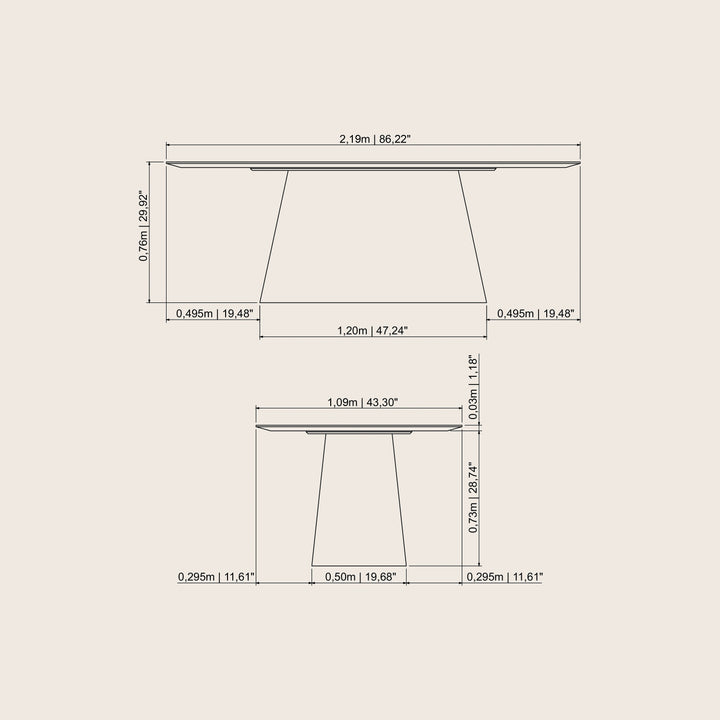 Image for Fortaleza Oval Dining Table
