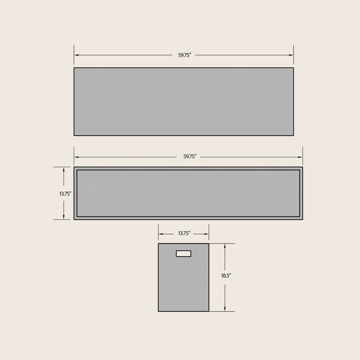 Image for Una Indoorn | Outdoor Concrete Bench