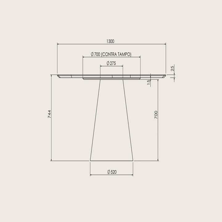 Image for Bahia Organic Dining Table
