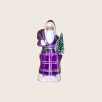 Small Beaded Plaid Santa