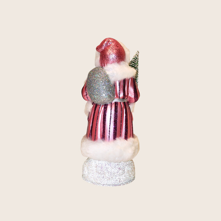 Small Beaded Striped Santa