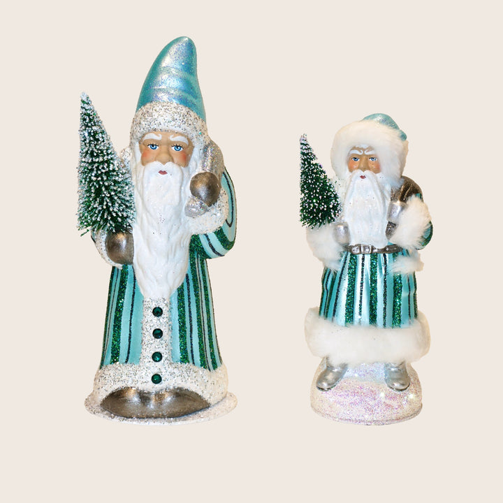 Small Beaded Striped Santa