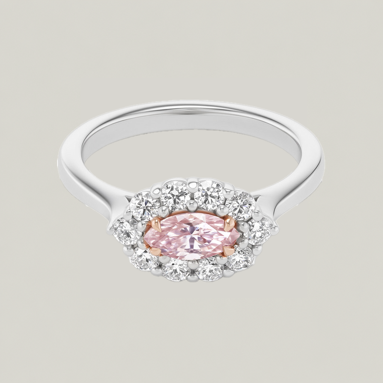 Pink Diamond Bloom Ring