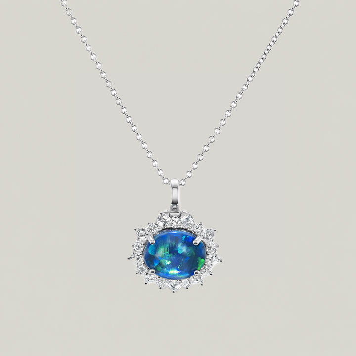 Black Opal Mille Pendant