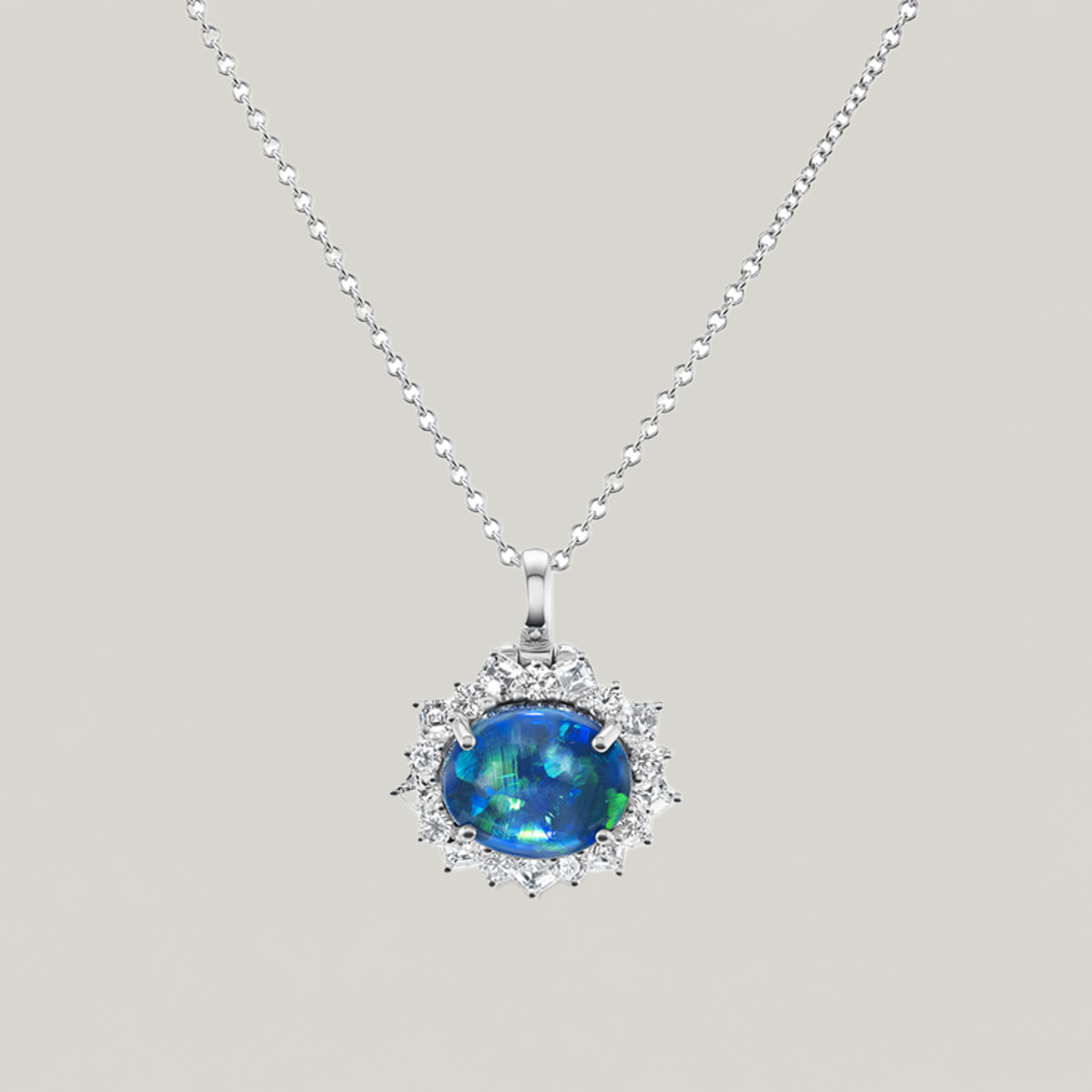 Black Opal Mille Pendant