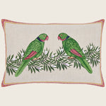 Image for Parrots in Love Lumbar Pillow