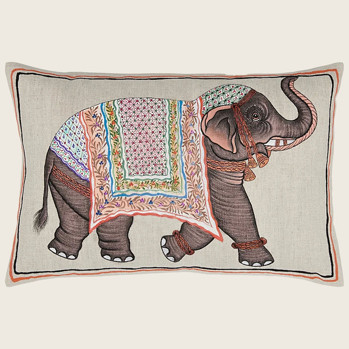Image for Pinky Elephant Lumbar Pillow