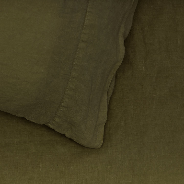 Simple Linen Pillowcase Pair