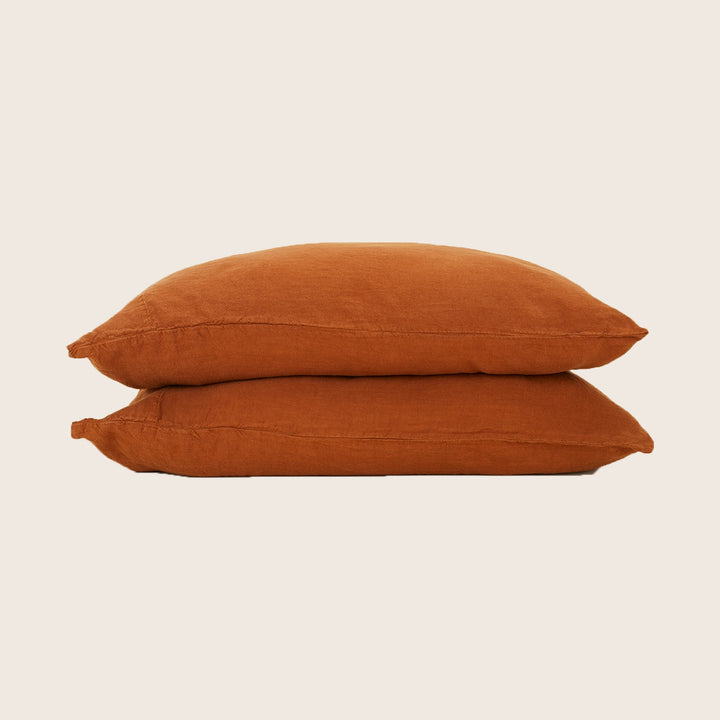 Simple Linen Pillowcase Pair