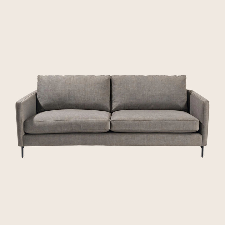 Hannah Two-Seat Sofa, Black Leg
