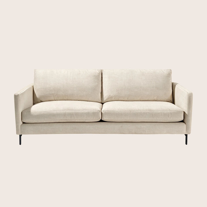 Hannah Two-Seat Sofa, Black Leg