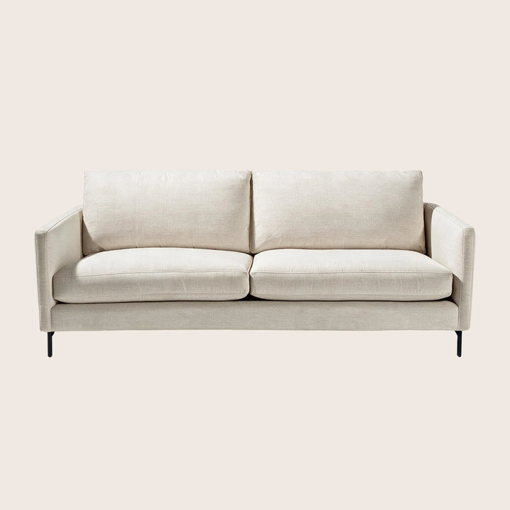 Hannah Two-Seat Sofa, Black Leg
