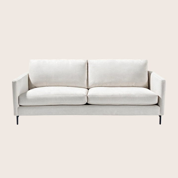 Hannah Two-Seat Sofa, Black Leg