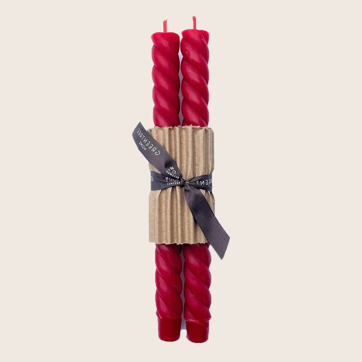 Ropes Taper Candles, Set of 2