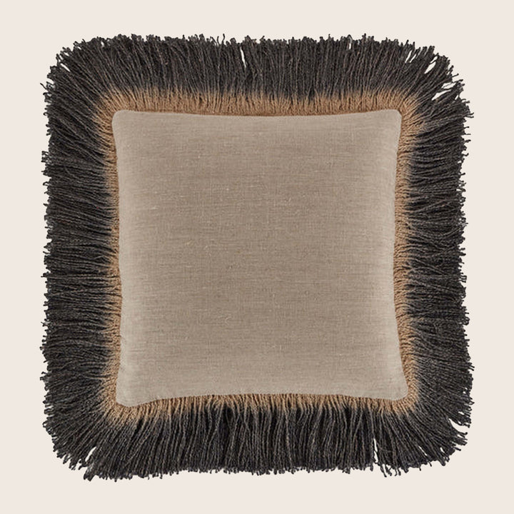 Jute Fringe Pillow