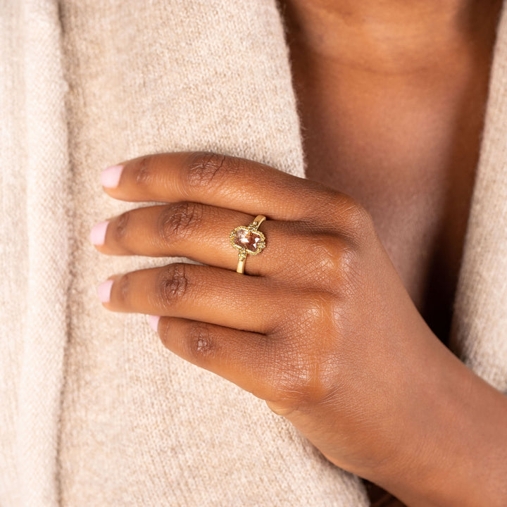 Image for One-of-a-Kind 18K Yellow Gold 1.93 ct. Petite Champagne Diamond Ring