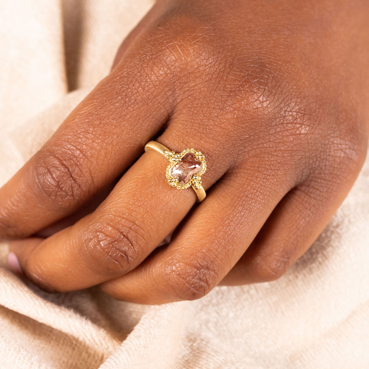Image for One-of-a-Kind 18K Yellow Gold 1.93 ct. Petite Champagne Diamond Ring