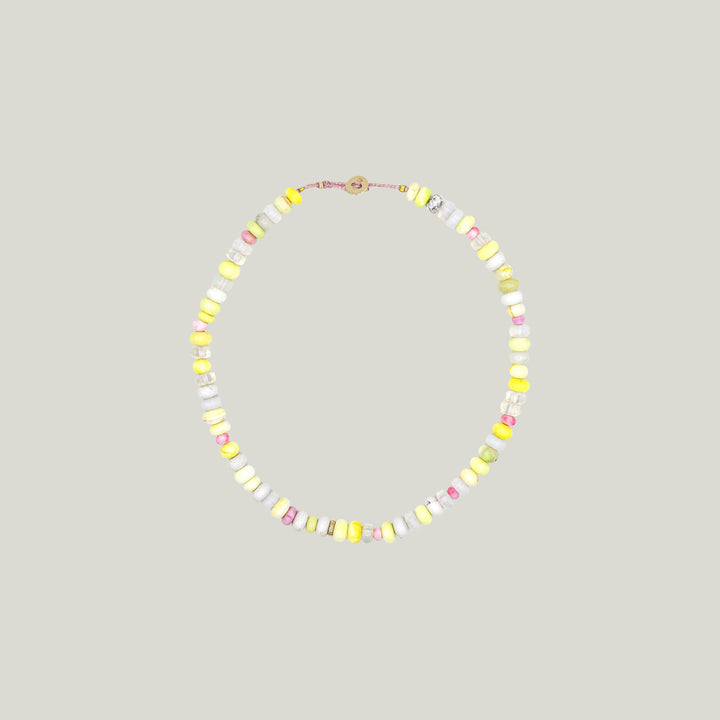 Image for Candy Gem Necklace in Lemonade