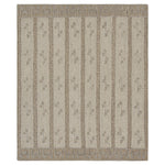 Brown Swedish Inspired Flatweave Wool Rug - 8'2" x 10'2"