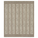 Brown Swedish Inspired Flatweave Wool Rug - 8'2" x 10'2"