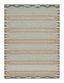 Multicolored Swedish Inspired Flatweave Wool Rug - 9'2" x 12'2"