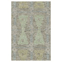 Green Swedish Inspired Flatweave Wool Rug - 8'8" x 12'1"