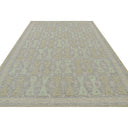 Green Swedish Inspired Flatweave Wool Rug - 8'8" x 12'1"