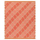 Pink Swedish Inspired Flatweave Wool Rug - 8'3" x 10'1"