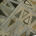 Multicolored Flatweave Natural Fiber Rug - 9'2" x 11'11"