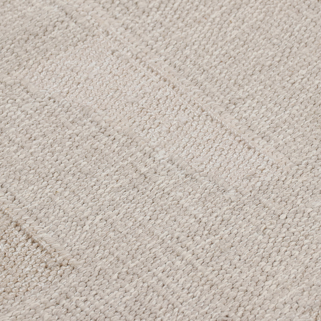 Grey Swediesh Inspired Flatweave Wool Rug - 7' x 9'1"