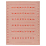 Pink Swedish Inspired Flatweave Wool Rug - 8'2" x 10'6"
