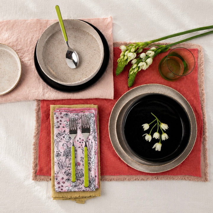 Speckled Stoneware Dessert Plate