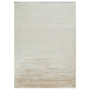 Ivory Solid Silk Rug - 10' x 14'