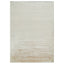 Ivory Solid Silk Rug - 10' x 14'