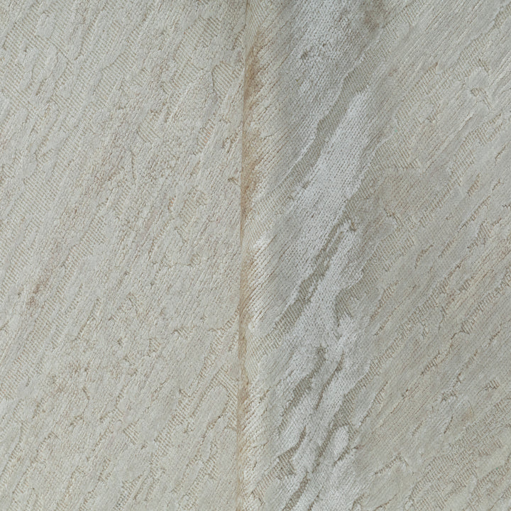 Ivory Solid Silk Rug - 10' x 14'