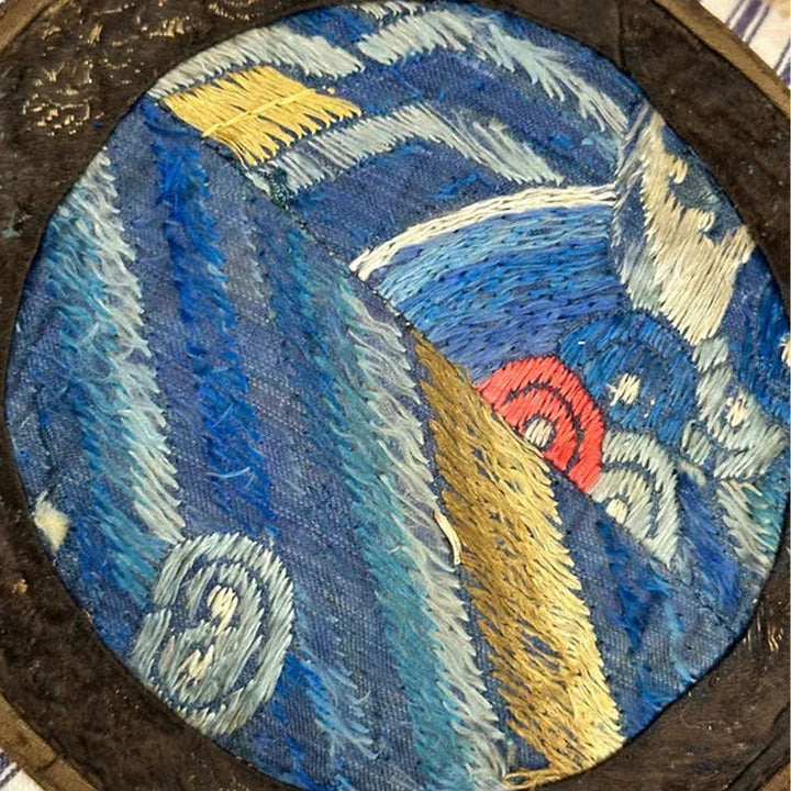 Image for Antique Embroidery c.1920's Pillow