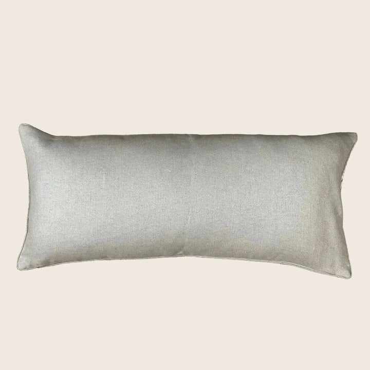 Image for Antique Silk Embroidered Qing Dynasty Lumbar Pillow