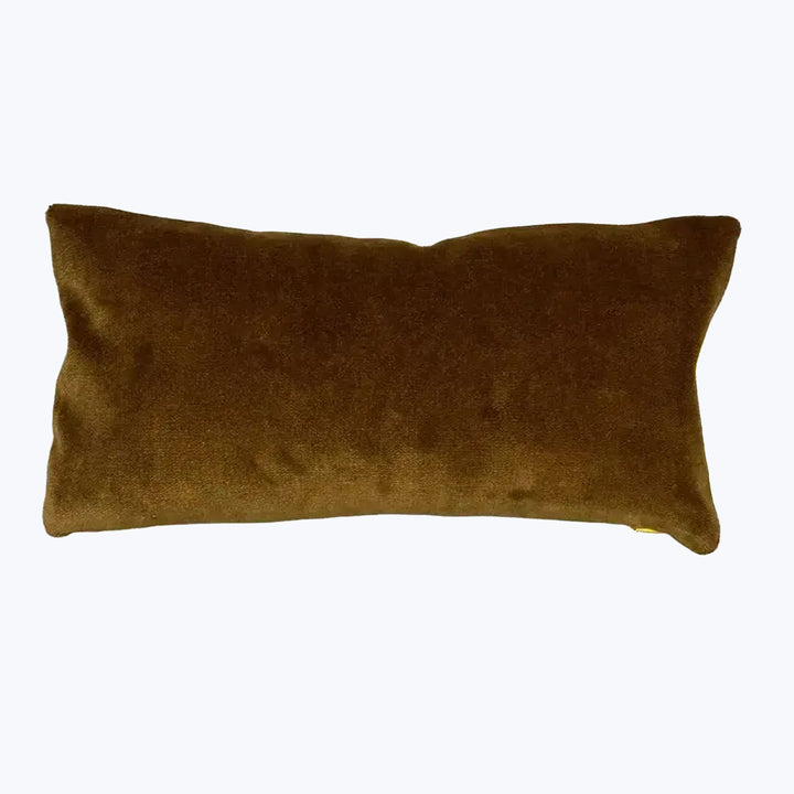 Image for Vintage Embroidered Silk Goldfish Lumbar Pillow