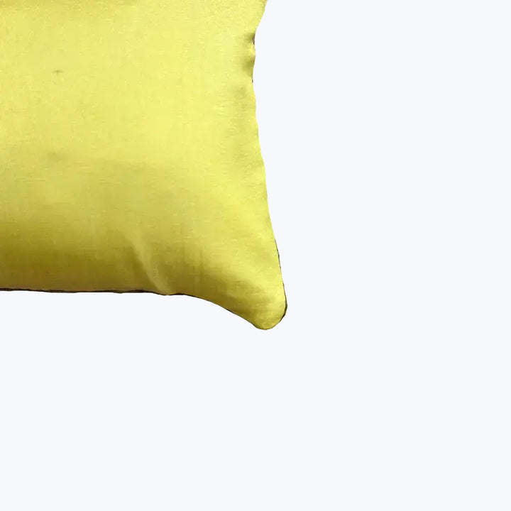 Image for Vintage Embroidered Silk Goldfish Lumbar Pillow