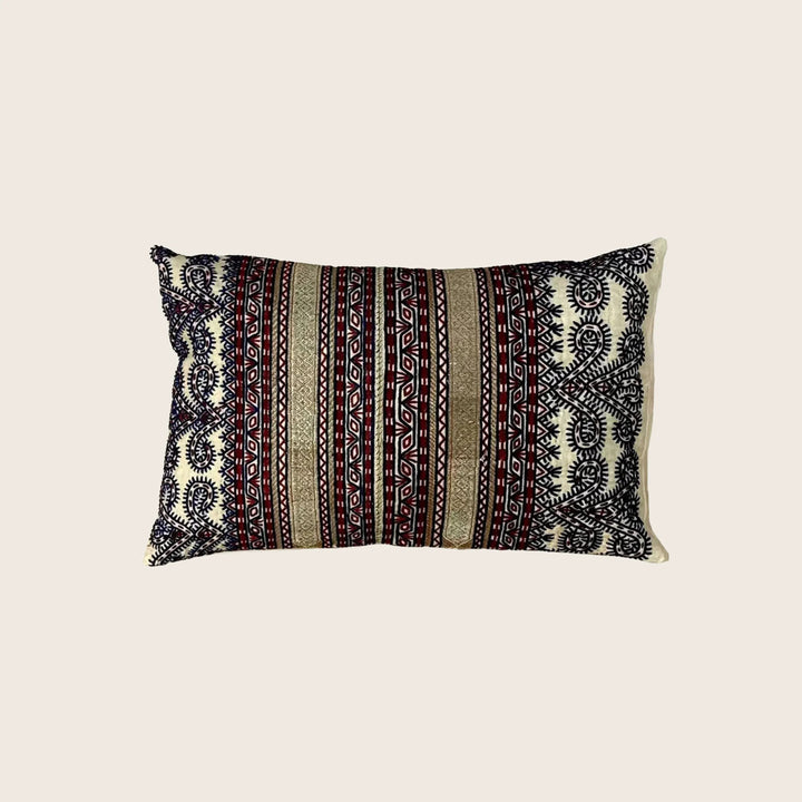 Image for Vintage Afghan Tribal Lumbar Pillow