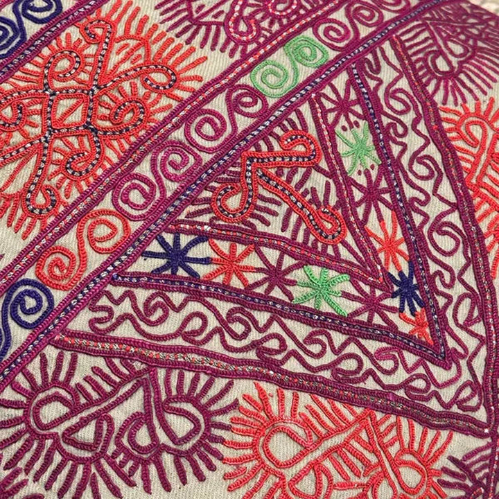 Image for Vintage Geometric Afghan Tribal Lumbar Pillow
