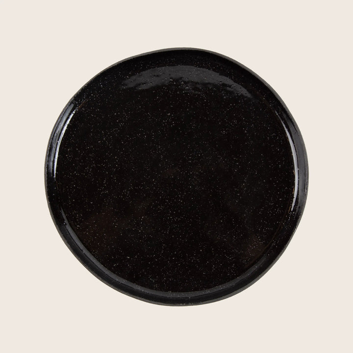 Speckled Stoneware Dinner Plate