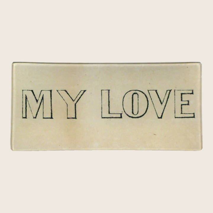 Image for My Love Rectangle Tray