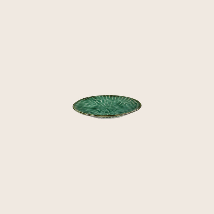 Green Verde Lanza Bread Plate, Set of 2
