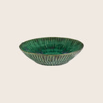 Green Verde Lanza Pasta Plate, Set of 2