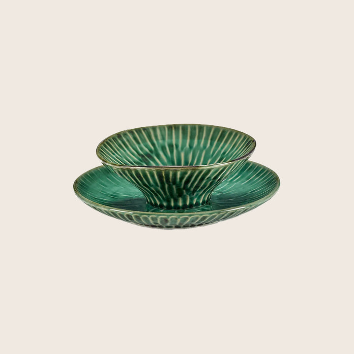 Green Verde Lanza Soup Bowl, Set of 2