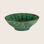 Green Verde Lanza Serving Bowl